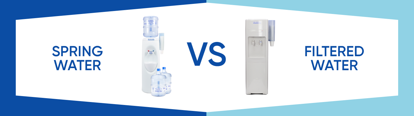 What's the difference between spring water and filtered water?