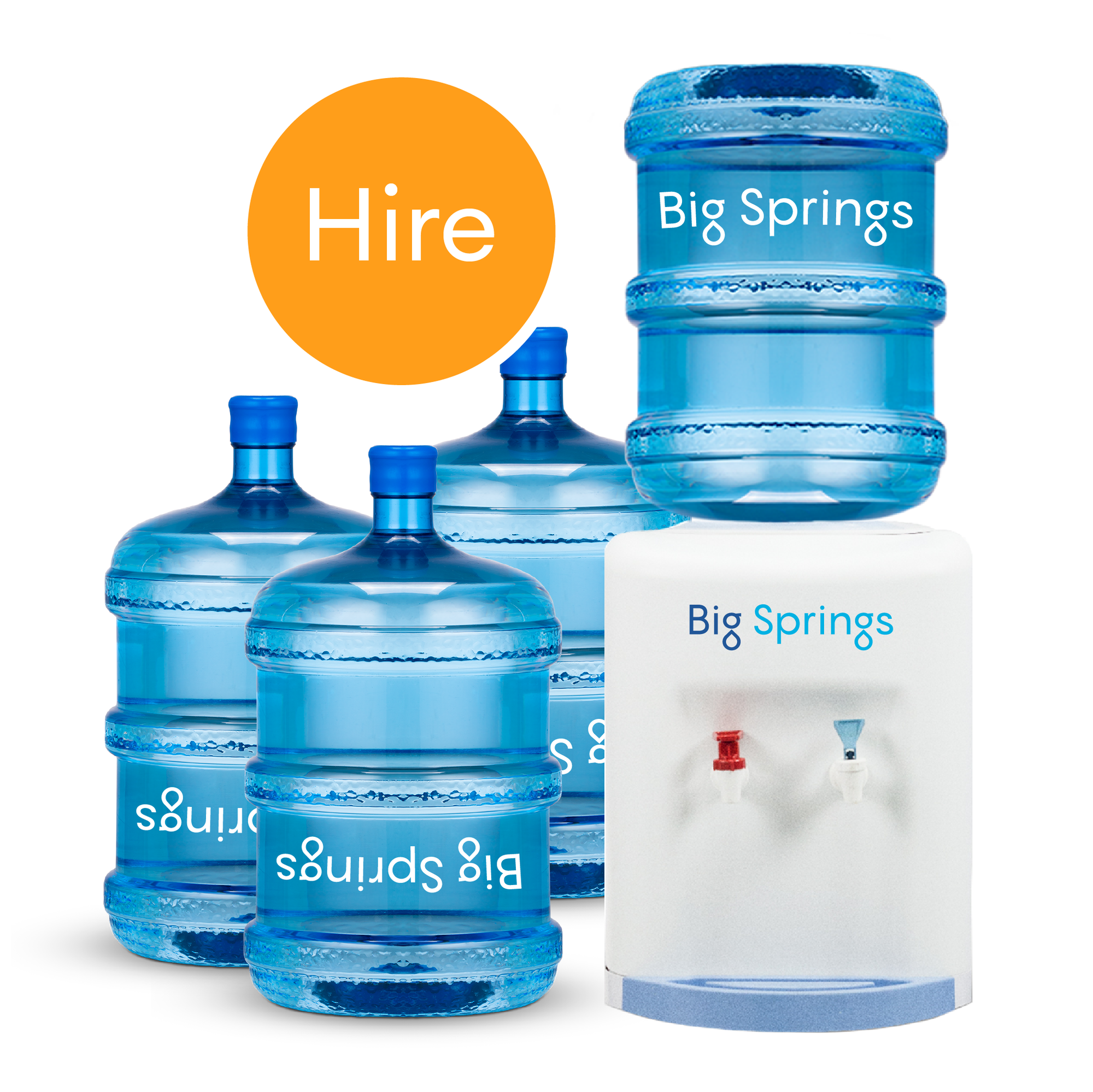 Benchtop Water Cooler (+ 4 free 15L bottles) - Annual Hire