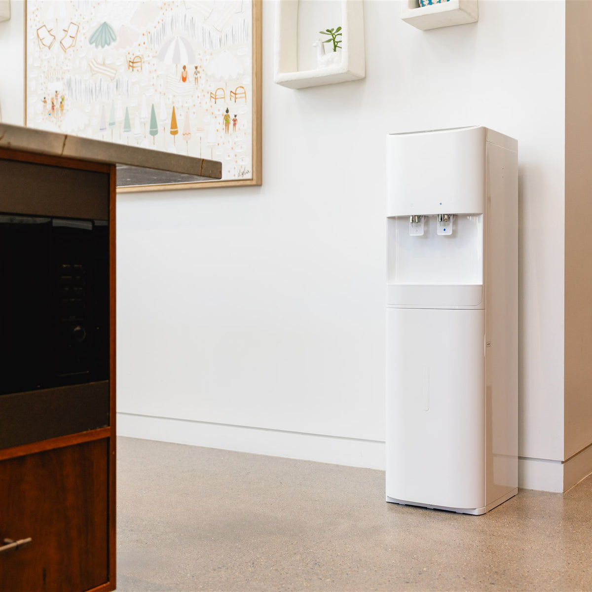 Premium Water Cooler (White) - Bottom Loaded - Purchase Outright