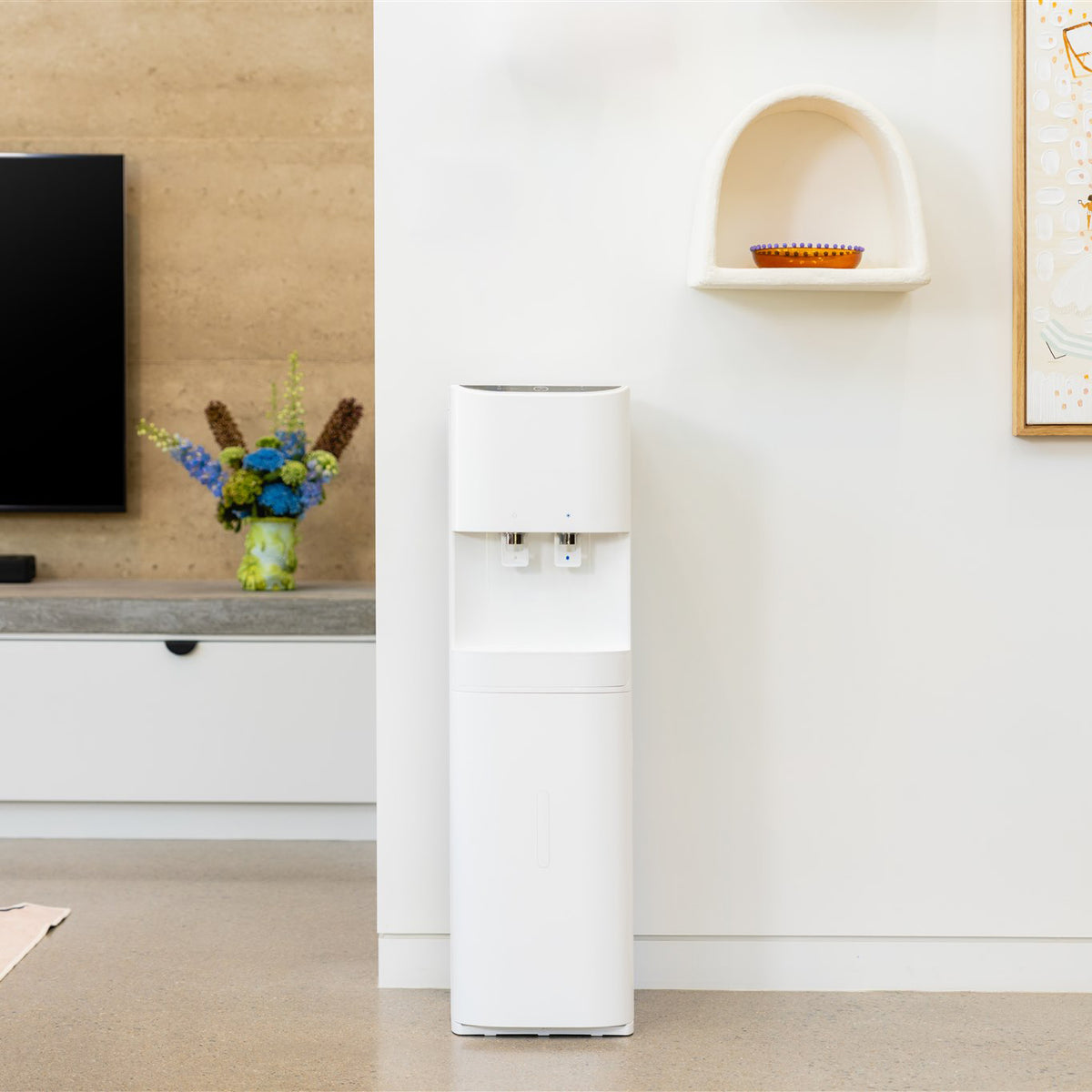 Premium Water Cooler (White) - Bottom Loaded - Purchase Outright