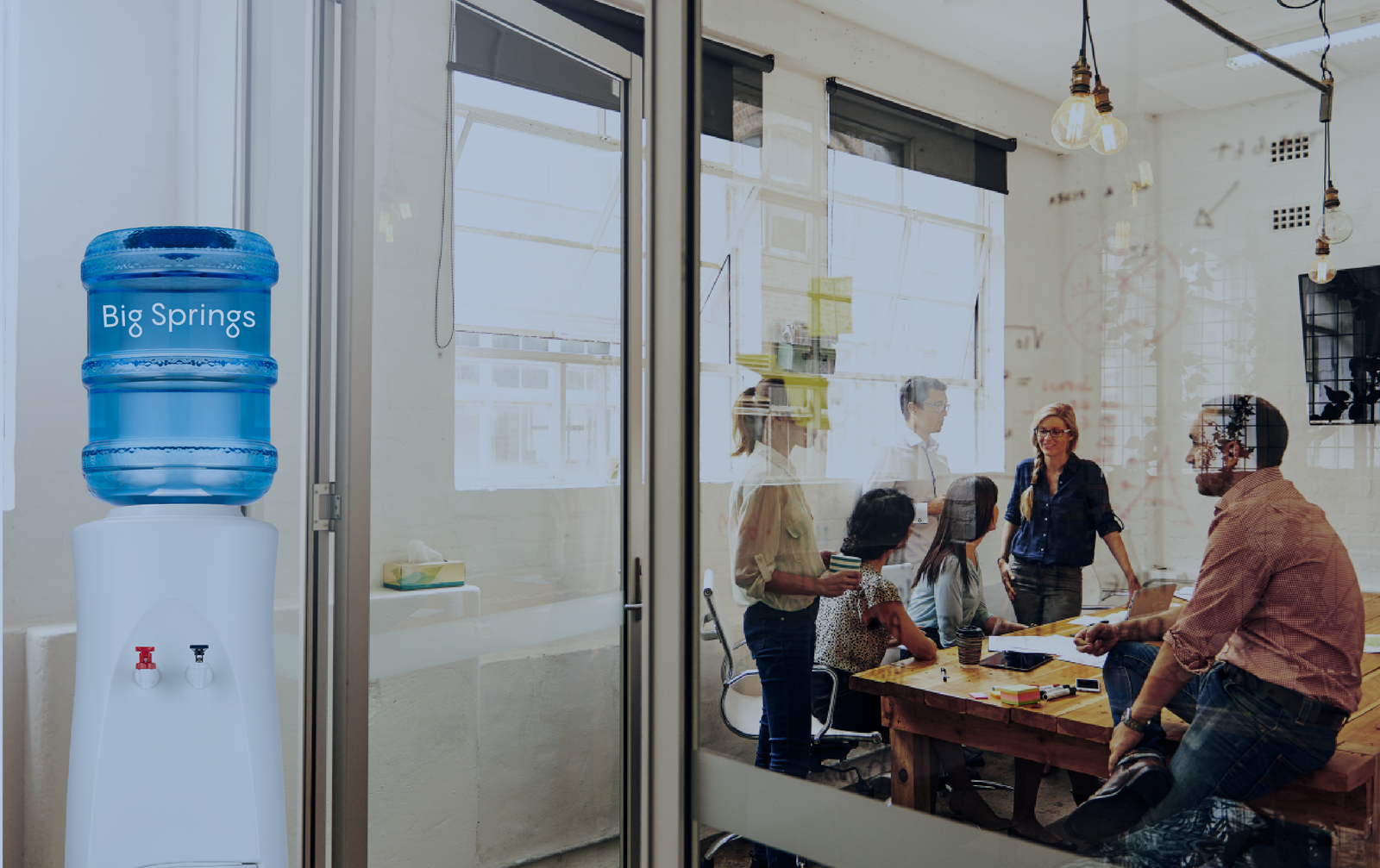 Spring Water Dispenser For The Office